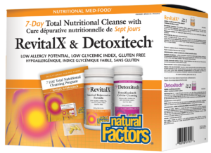Natural Factors 7-Day Total Nutritional Cleanse with RevitalX & Detoxitech