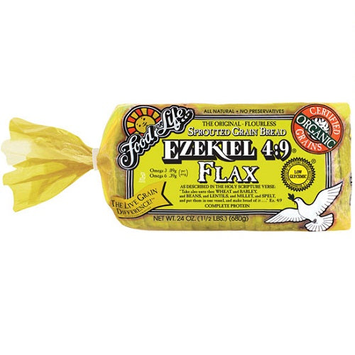 Ezekiel Flax Sprouted Whole Grain Bread 680g