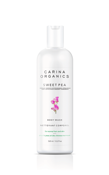 Carina Organics Body Wash Sweet Pea 360ml