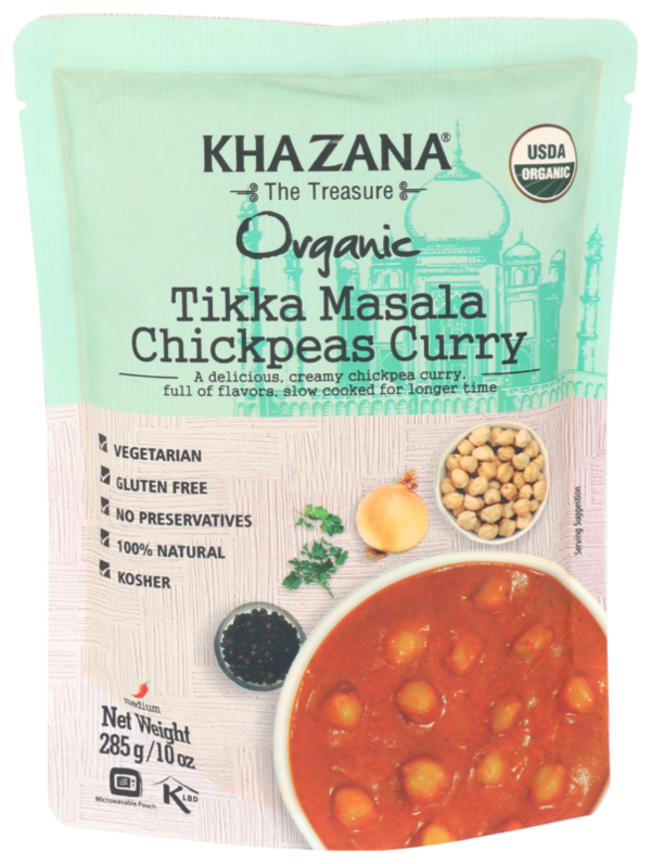 Khazana Organic Tikka Masala Chickpea Curry 285g