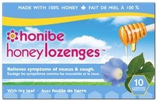 Load image into Gallery viewer, Honibe Honey Ivy Leaf Lozenges 10pc
