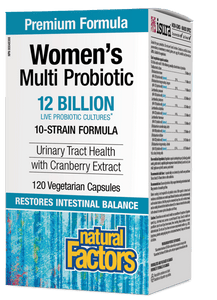 Natural Factors Women's Multi Probiotic 120 Vegetarian Capsules