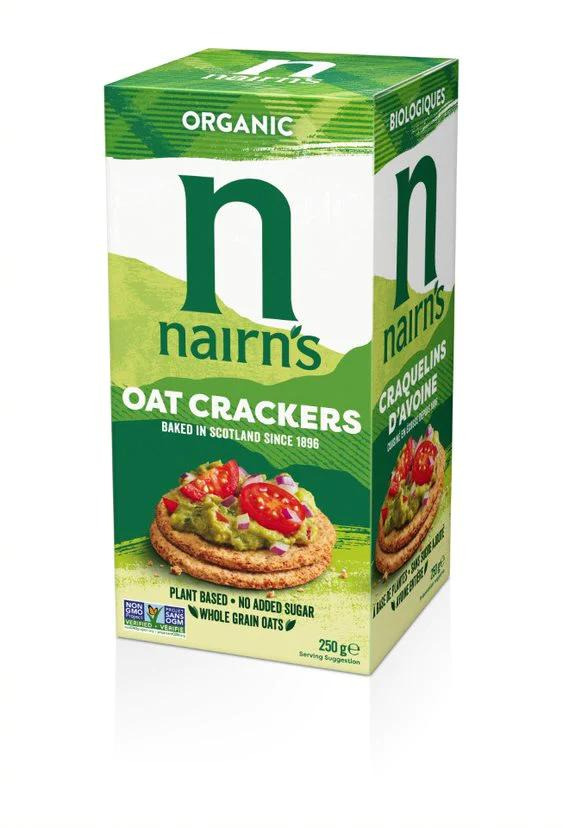 Nairns Organic Oat Crackers 250g