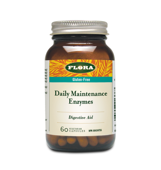 Flora Daily Maintenance Enzyme 60 Vegetarian Capsules