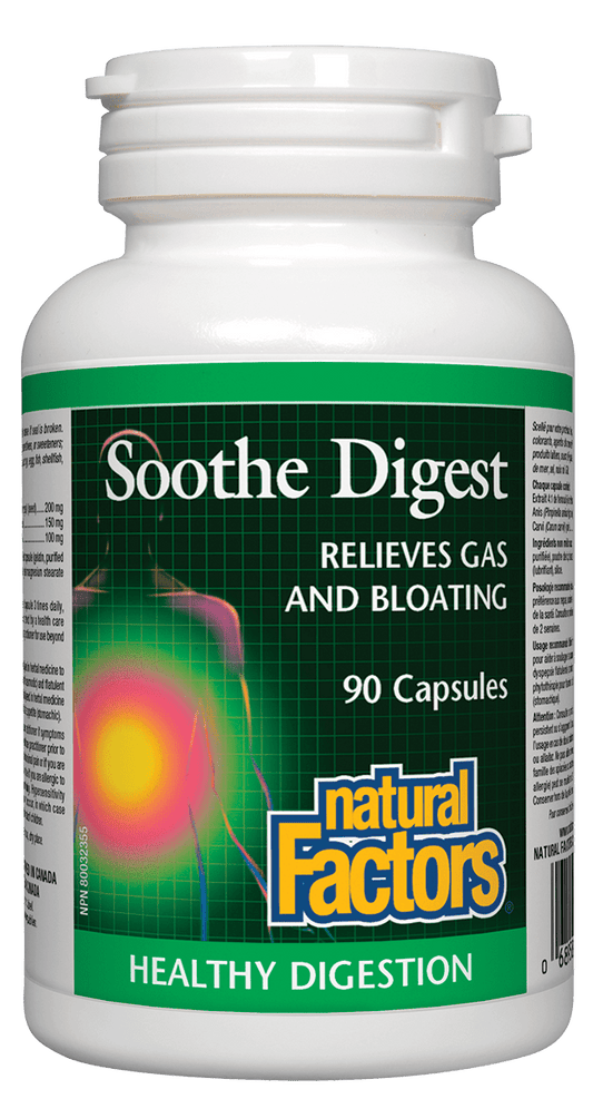 Natural Factors Soothe Digest 90 Capsules