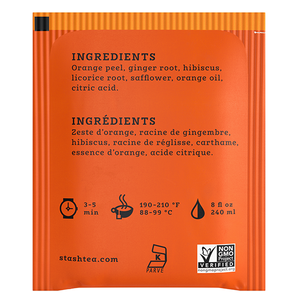 Stash Sunny Orange Ginger Tea (Caffeine Free) 18 Bags