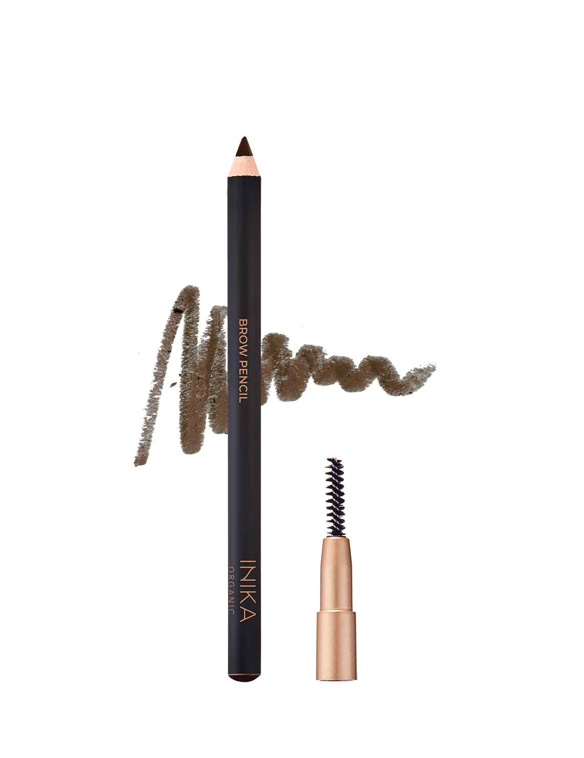 INIKA Organic Brow Pencil Dark Brunette 1.2g