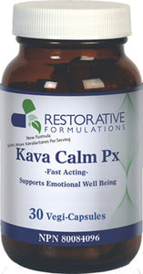 Restorative Formulations Kava Calm Px 30 Liquid Vegetarian Capsules