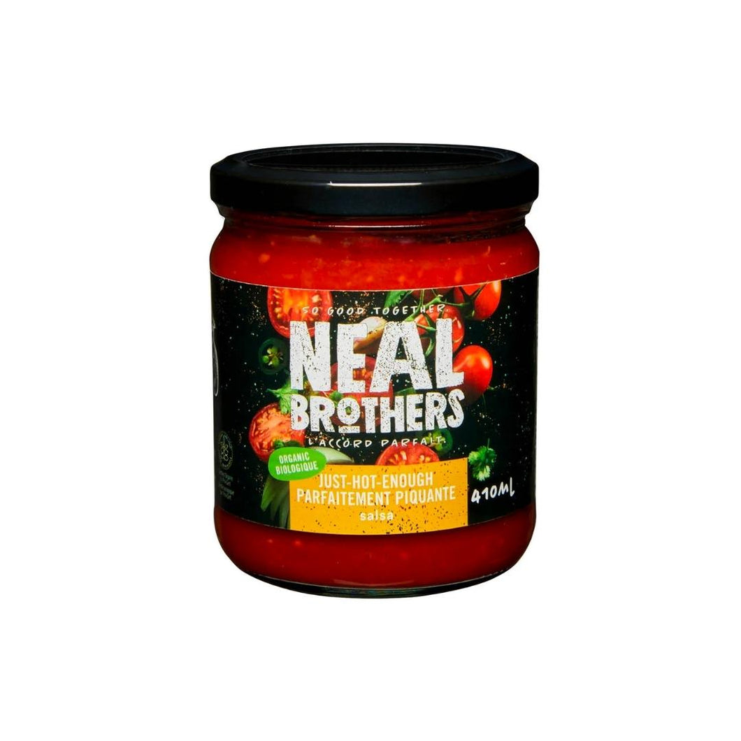 Neals Brothers Natural Salsa Just Hot Enough 410ml