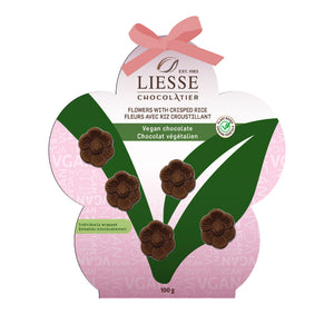 Galerie Au Chocolat Vegan Easter Flowers With Crisped Rice 100g