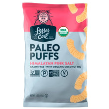 Load image into Gallery viewer, Lesser Evil Paleo Puffs Himalayan Salt 142g
