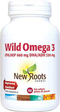 New Roots Wild Omega3 60 Softgels