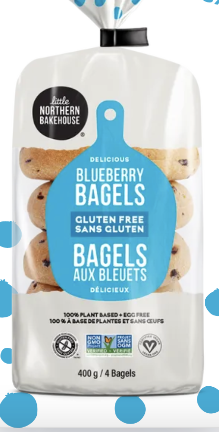 Little Northern Bakehouse Gluten Free Blueberry Bagels 400g