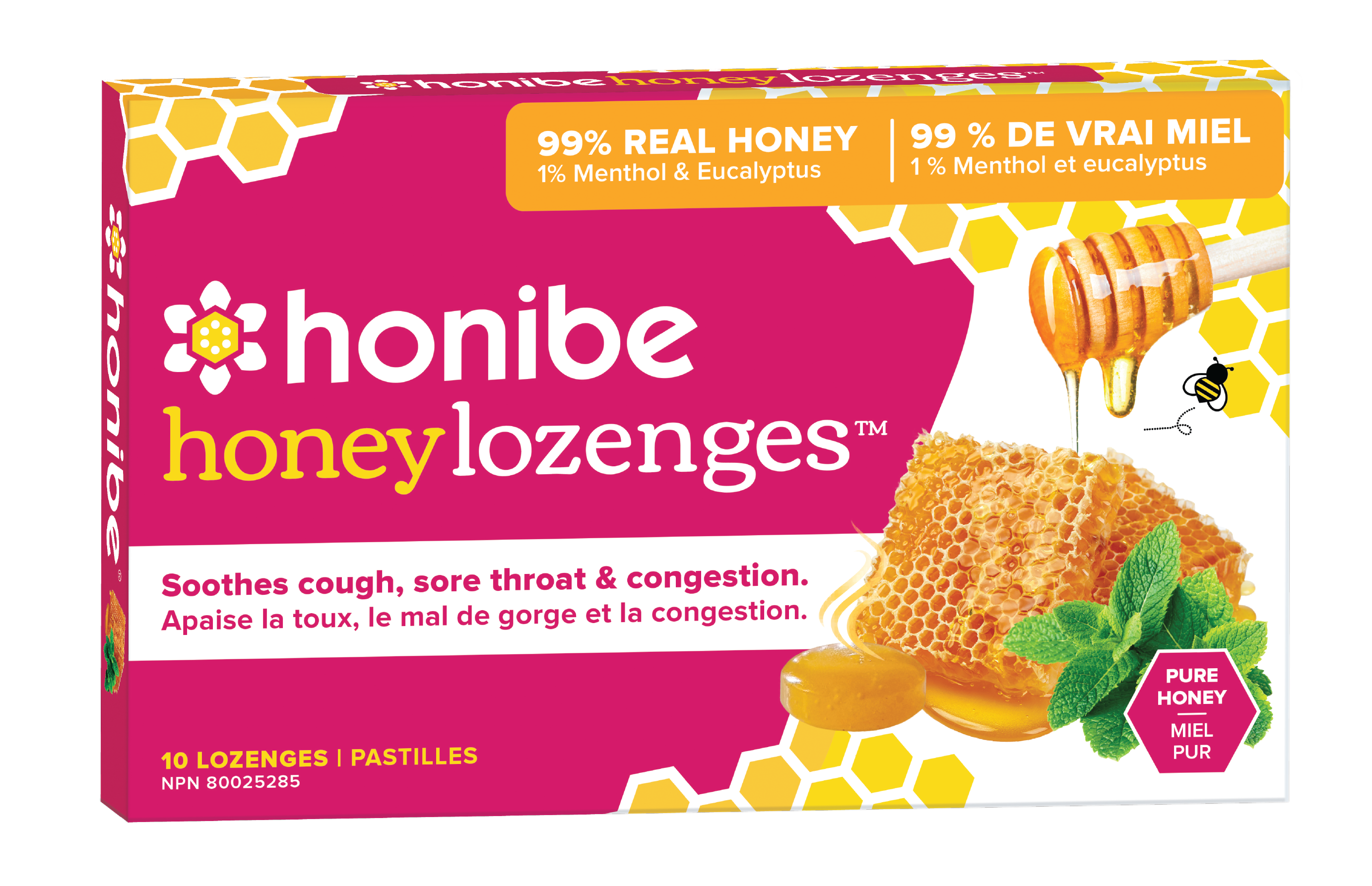 Honibe Pure Honey Lozenges 10pc – The Root Cellar PEI