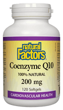 Load image into Gallery viewer, Natural Factors CoQ10 200mg 120 Softgels
