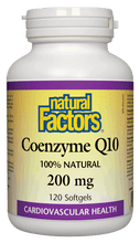 Load image into Gallery viewer, Natural Factors CoQ10 200mg 120 Softgels
