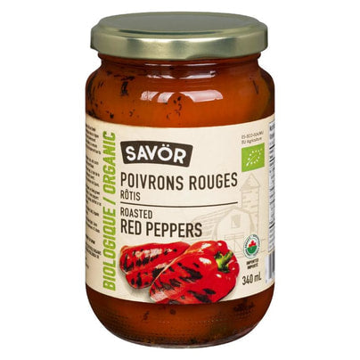 Savör Organic Roasted Red Peppers 340ml