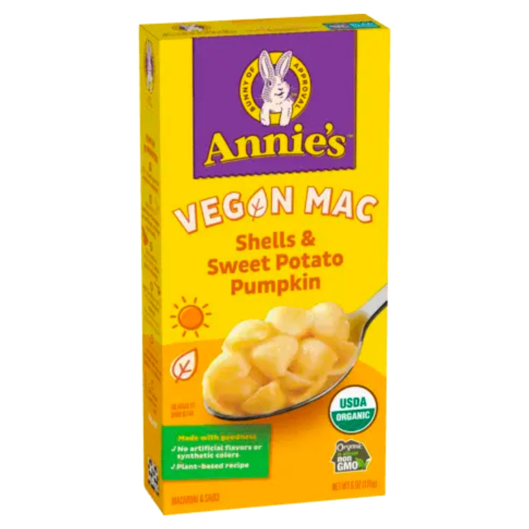 Annie's Vegan Sweet Potato Pumpkin Shells 120g