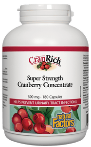 Natural Factors CranRich 500mg 180cap
