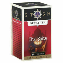 Load image into Gallery viewer, Stash Decaf Chai Spice Black Tea 18 Bags
