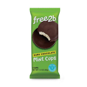 Free2B Dark Chocolate Mint Suncups 2 Pack 40g