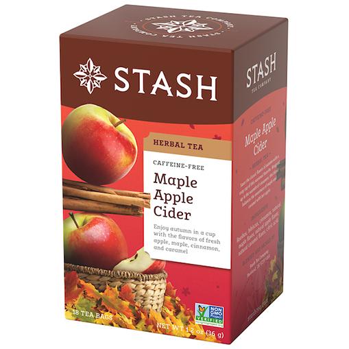 Stash Maple Apple Cider Herbal Tea (Caffeine Free) 18 Bags