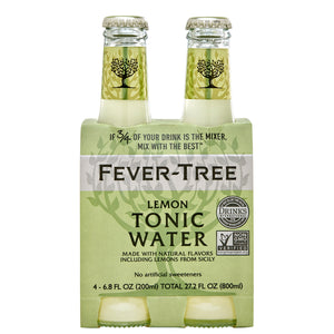 Fever Tree Lemon Tonic Water 200ml 4pk