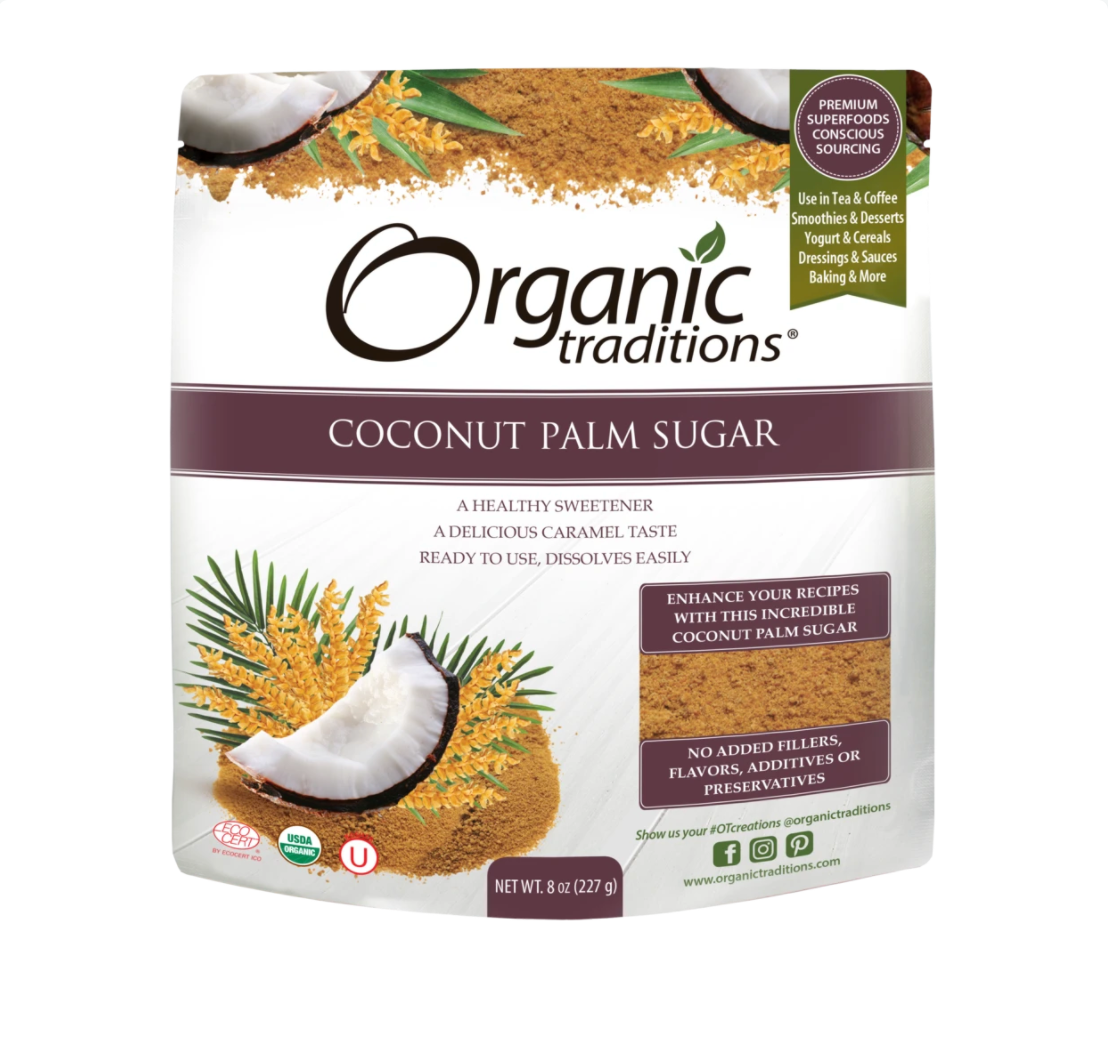 Organic Traditions Coconut Palm Sugar 227g