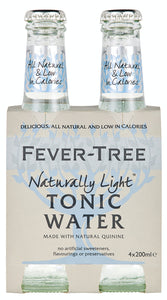 Fever Tree Tonic Water Light 200ml 4pk