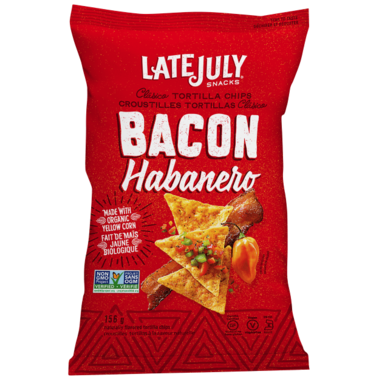 Late July Bacon Habanero Tortilla Chips 156g