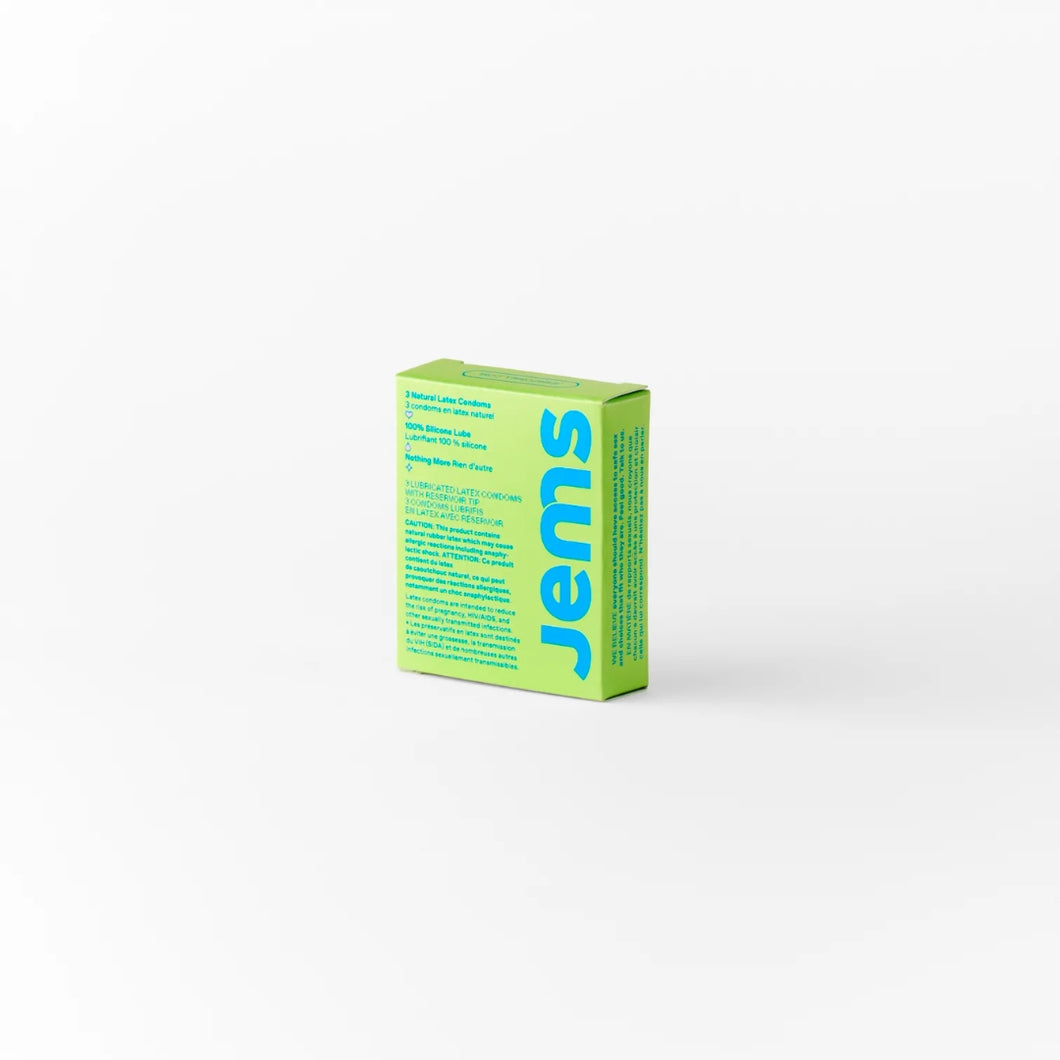 Jems For All Condoms 3 Pack