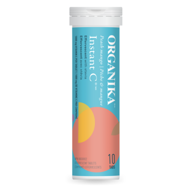 Organika Instant C Peach Mango 10 Tablets