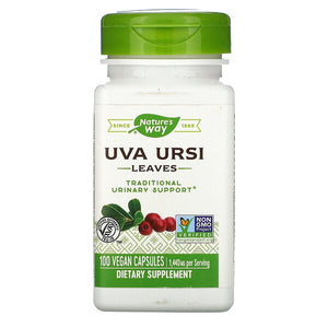 Nature's Way Uva Ursi Leaves 480 mg 100 Vegan Capsules