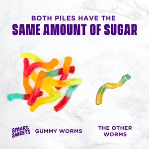 Smart Sweets Gummy Worms Gummies 50g