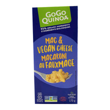 Load image into Gallery viewer, Gogo Quinoa Mac and Cheese Mac &amp; Vegan Cheese 170g
