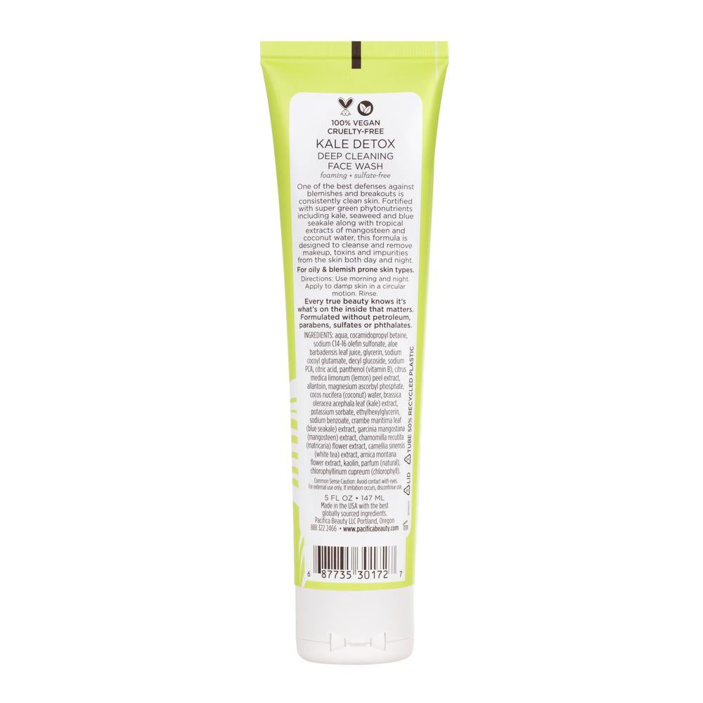 Pacifica Kale Detox Deep Cleaning Face Wash 147ml