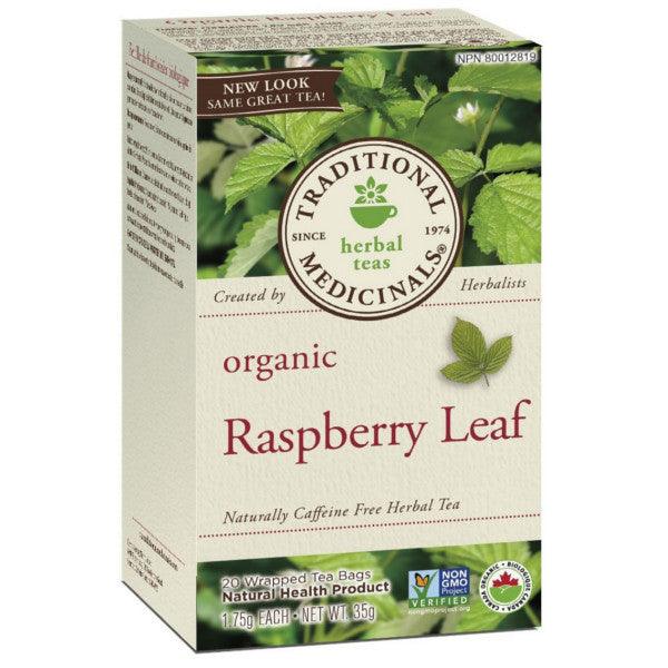 Traditional Medicinals Organic Raspberry Leaf Tea 16 Bags