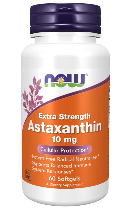 Now Astaxanthin 10mg 60 Softgels