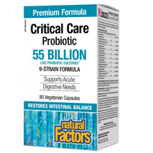 Load image into Gallery viewer, Natural Factors Critical Care Probiotic 55 Billion 80 Vegetarian Capsules
