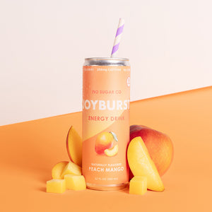 No Sugar Company Joyburst Energy Drink Peach Mango 355ml