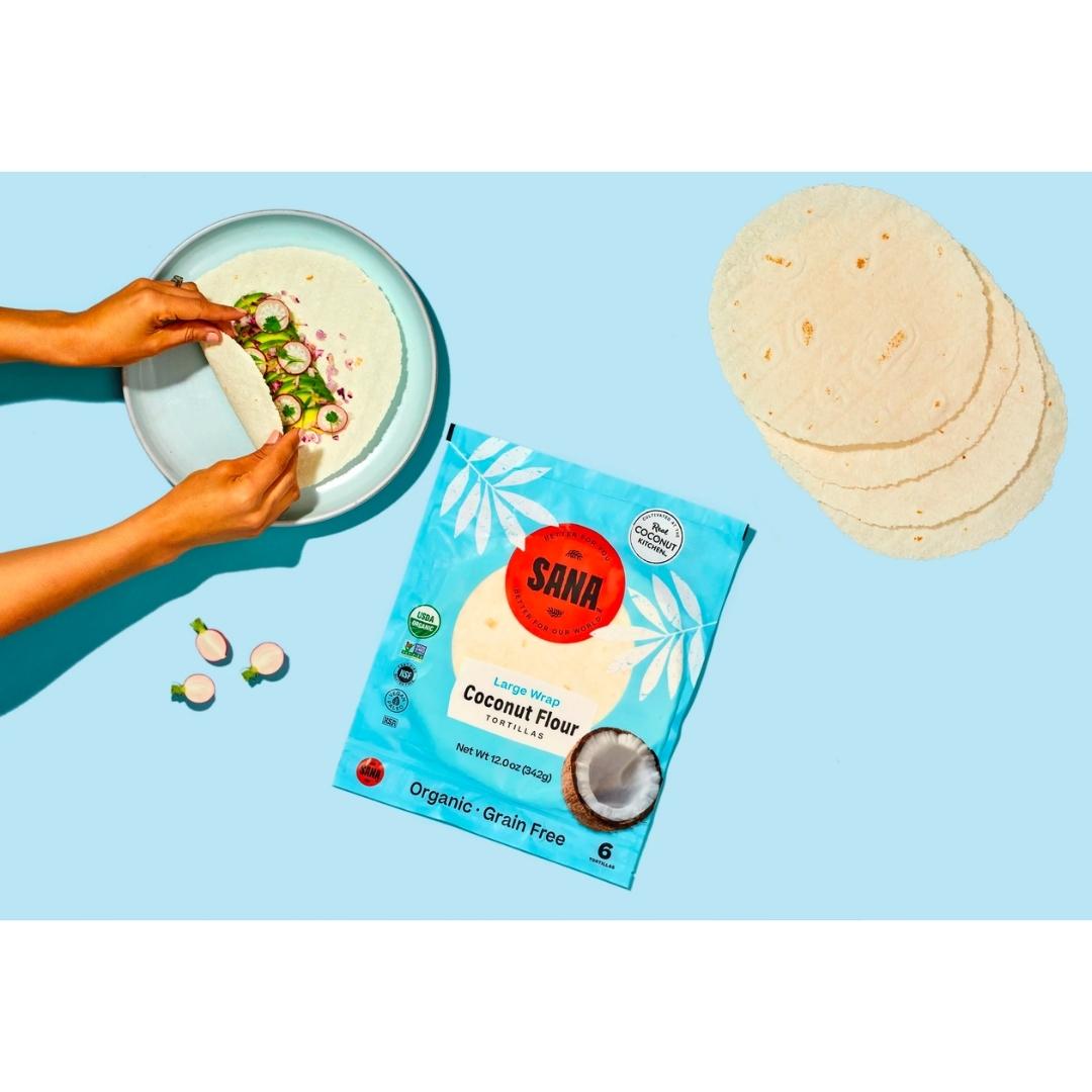 Sana Large Coconut Flour Tortillas 342g
