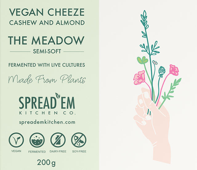 Spread Em The Meadow Firm Cheeze 200g