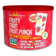 Load image into Gallery viewer, Castle Kitchen Sugar Free Fruity Fruit Fruit Punch 175g
