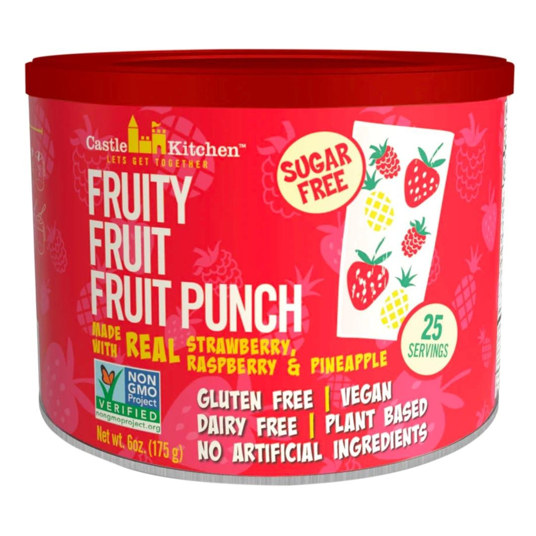 Castle Kitchen Sugar Free Fruity Fruit Fruit Punch 175g