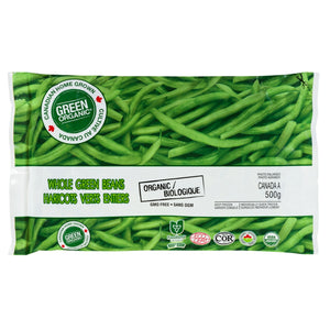Green Organic Frozen Green Beans Organic 500g