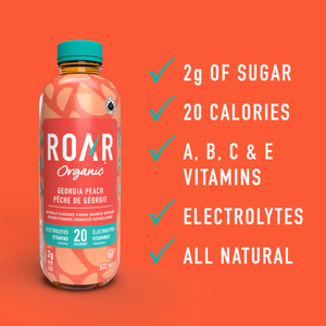 Roar Organic Hydration Drink Georgia Peach 532ml