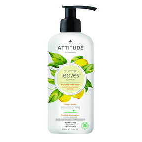 Attitude Super Leaves Natural Hand Soap Lemon Leaves 473ml