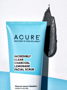 Acure Incredibly Clear Charcoal Lemonade Facial Scrub 118ml