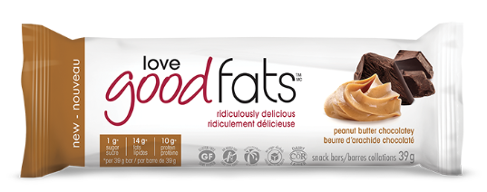 Love Good Fats Chocolate Peanut Butter Bar 39g