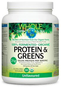 Whole Earth &amp; Sea Protein And Greens Unflavoured 640g